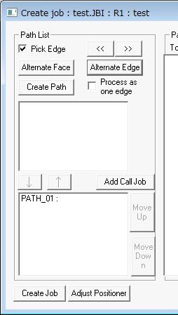 10.1 Alternative Edge Button 10 Create Job Dialog Advance Operation 10.