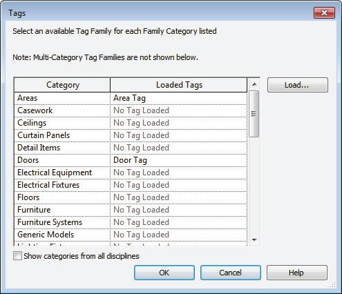 Autodesk Revit 2013 BIM Management: Template and Family Creation Tags are created as separate family files (RFA) and stored in the Library.