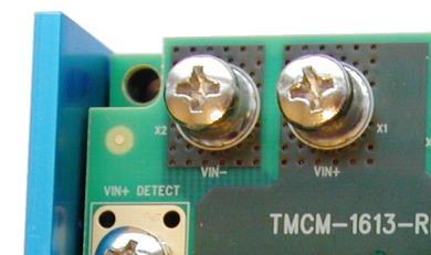 TMCM-1613 / TMCM-1613-REC Hardware Manual (V1.00 / 2017-OCT-27) 9 Add external power supply capacitors!