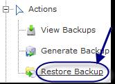 First you transfer the files manually and then you restore manually. Transfer Backup Manually (using FTP) 1.