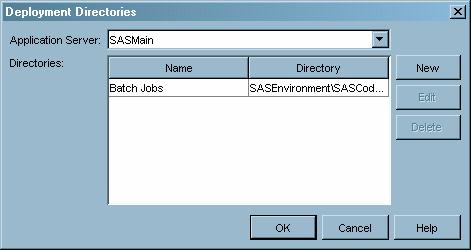 24 Processing Jobs Remotely 4 Chapter 3 4 Select OK to create the new directory definition. 5 Select OK to save your changes.