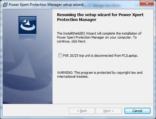 Protection Manager Installation Wizard Welcome