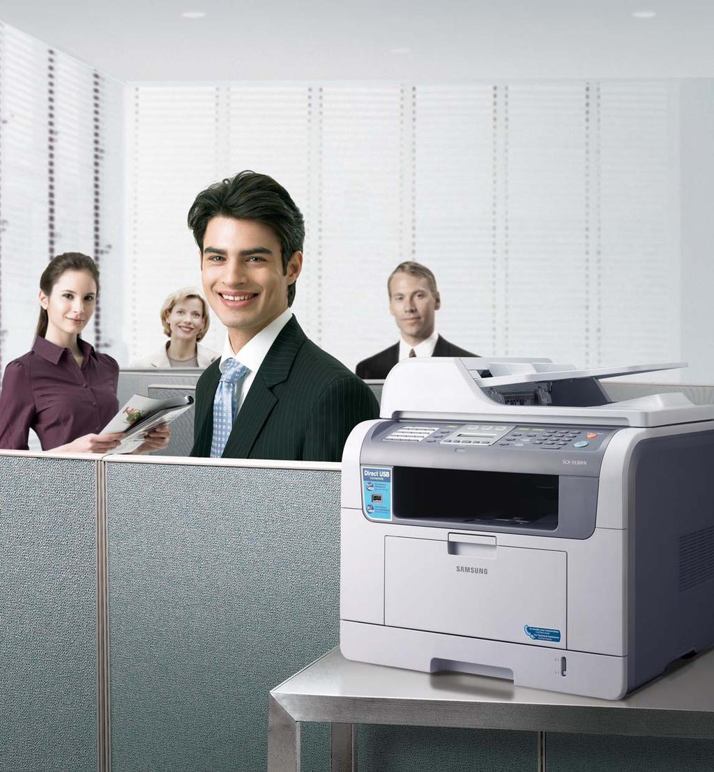 imagine a true upgrade with USB simplicity Samsung presents the ideal laser MFP. SCX5330N/ 5530FN for those on move.