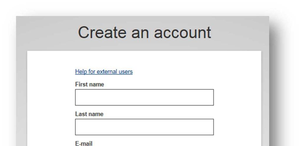 After completing all the fields, click the "Create an account" button.