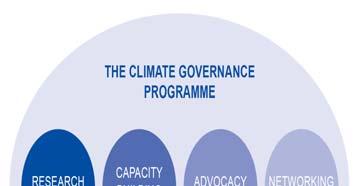 First level action areas At the first level the programme s main deliverables include: Research: Global and national climate finance mapping and assessments Capacity building: E-learning tool on
