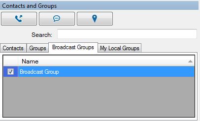 Broadcast groups are created and administered by the CA through the CAT.