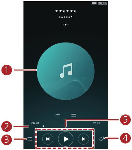 Music and video Listening to music 2. Select a category. 3. Touch the song you want to play. Touch the playing song to enter the main playback interface.
