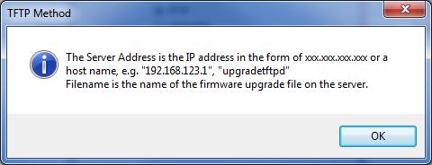 Firmware on TFTP/FTP Server If