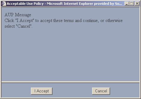 Acceptable Use Policy An acceptable use policy (AUP) is a policy users must agree to follow in order to access a network or the Internet.
