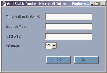 Static Routes Static Routes are configured when network traffic is directed to subnets located behind routers on your network.