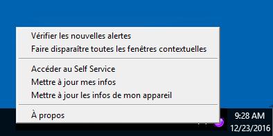 BlackBerry AtHoc Localization Guide Desktop alerts. The following image shows a desktop alert localized for the French (France) locale. Mobile alerts.