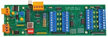 The Relay board supports eight relays per board and interoperates with the Galaxy DSI board using RS- 485 protocol in a multi-drop configuration.