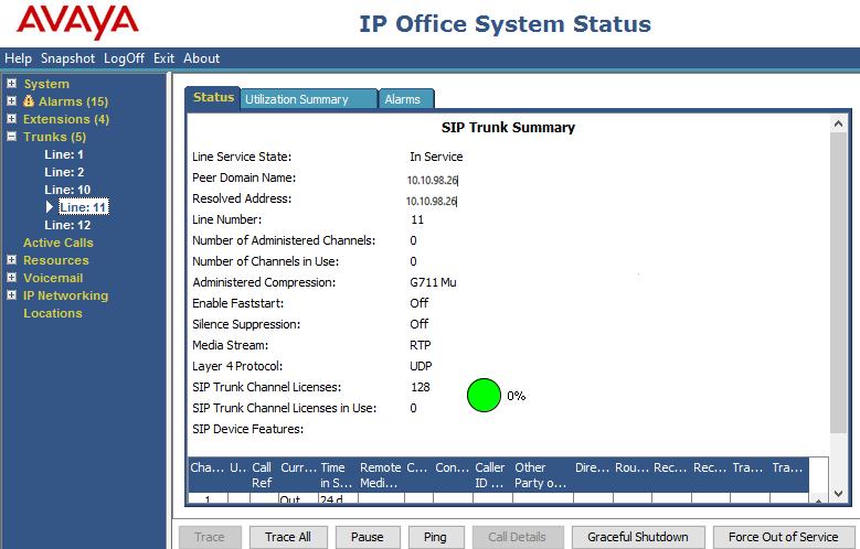 7. Verification Steps This section provides the tests that can be performed to verify proper configuration of IP Office and FAXCOM.