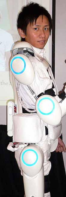 HAL (Cyberdyne, Japan) wearable robot Height-,6mm Weight: Full Body Type approx. 2kg (Lower body approx.