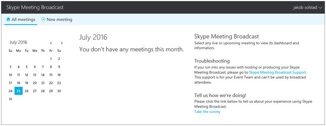 What is Skype Meeting Broadcast?