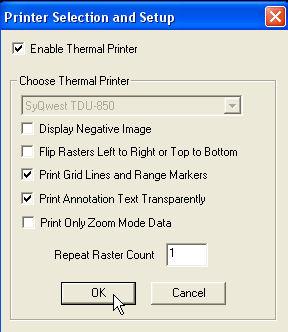 Configure Thermal Printer Enable Thermal Printer Choose Thermal Printer Display Negative Image Flip Raster