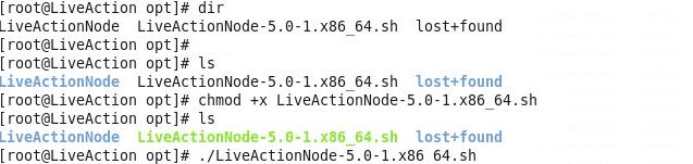 Appendix A: Installing the LiveAction Nodes for the First Time Skip this section if you do not have any LiveAction nodes in your configuration.