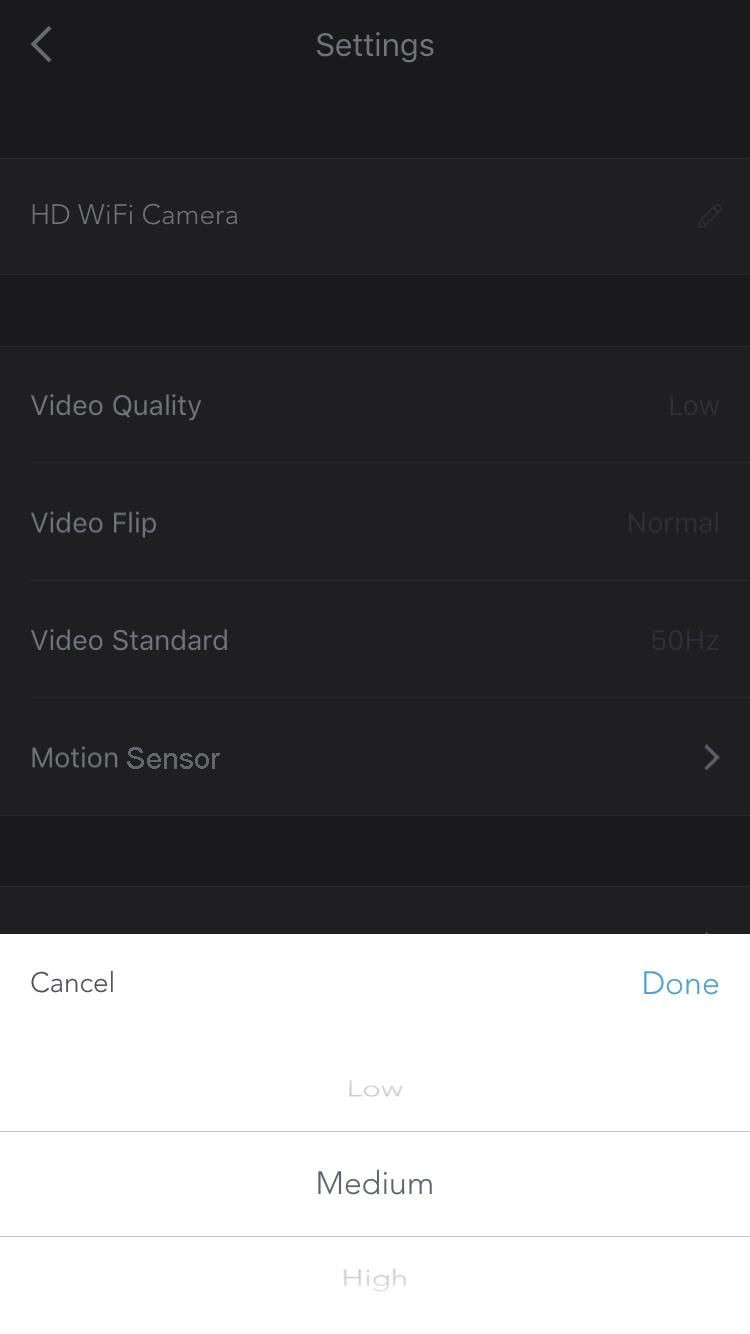 Video Quality This setting enables you to choose the video quality that's right for you and your network.