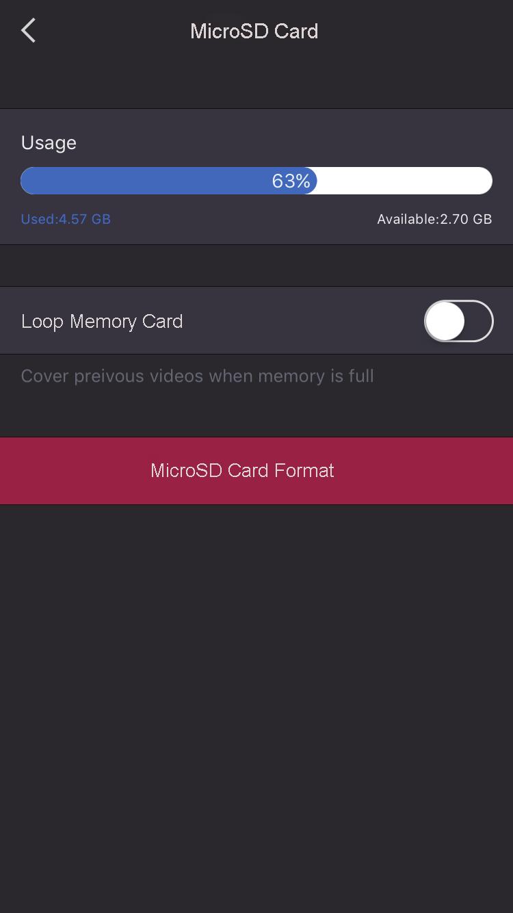 microsd Card 1 Auto Cover New videos will overwrite older ones automatically when memory card is full.