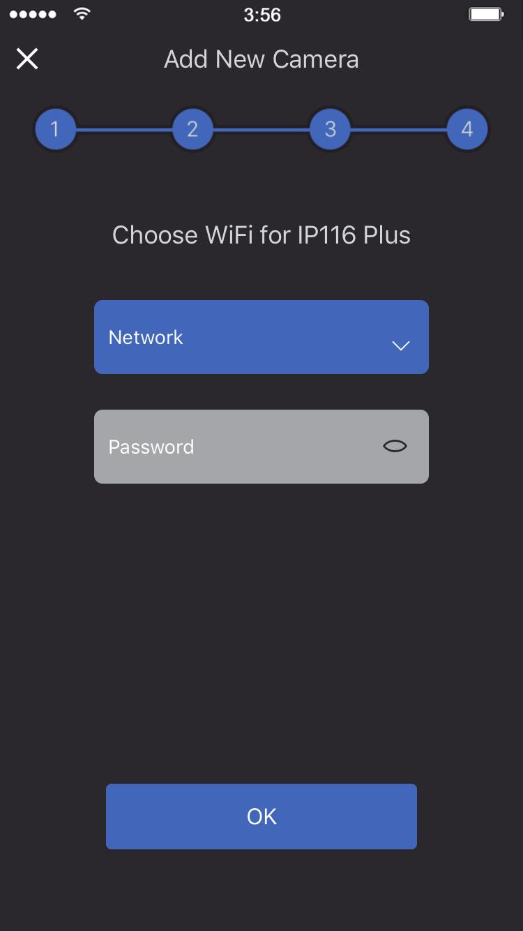3. Connecting the IP116 Plus HD WiFi Camera to Your Smartphone: Leave the IP116 Plus APP and go to your smartphone s WiFi list, and then select WiFi Cam to connect to the camera.