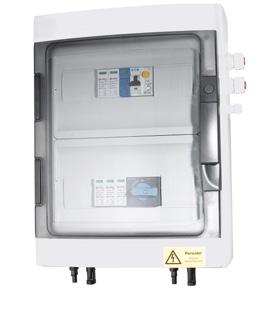 DC/AC Photovoltaic Electrical Panels ISL Series Up to 2 DC inputs from the Photovoltaic field Up to 2 DC outputs to the Photovoltaic inverters DC Inputs/Outputs based on Cabur Line 4 Connectors 1 or