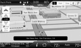 Navigation features You can adjust how your map appears.