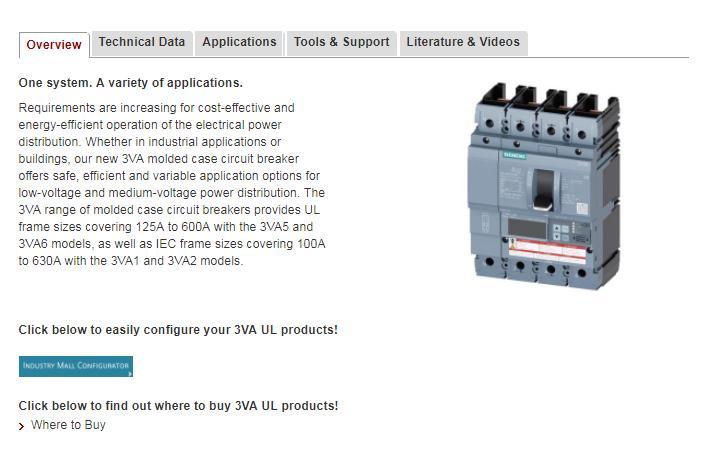 Tool Highlights Website and Configurator Visit the 3VA website @ www.usa.