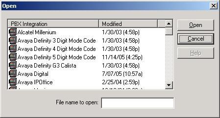 19. After selecting Save in the previous step, the new file appears in the list.