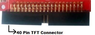 3 TFT Interfacing: TFT Interfacing can be done through either 40 pin TFT connector or 20 pin LVDS connector. The Supported TFT s are 3.5, 4.3, 5.7, 7 and 10.