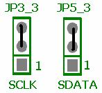 Getting started JP55_2 and JP56_2: as shown in Figure 5 below, these jumper settings are to select the I 2 C CLOCK and DATA source, either from the parallel port (DB-25 connector) or from an external