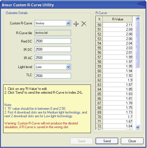 Getting Started Selecting Plug-In Preferences 2 display the Ansur Custom R-Curve Utility window shown in Figure 2-8. 2. Alternatively, select Start Fluke Custom R-Curve to display the Ansur Custom R-Curve Utility window.