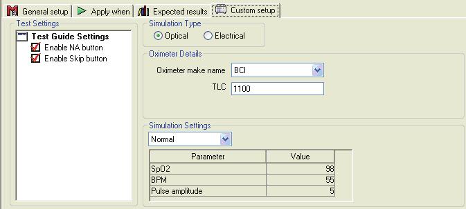 Index 2XL Test Templates Using Index 2XL Test Elements 4 6. Click the Custom setup tab to view and define the parameters used in tests.
