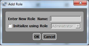 You just need to specify the Name for the role. As a shortcut, you can also specify an existing role which should be used to initialize the new role.