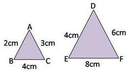 SOL G.7 The student, given information in the form of a figure or statement, will prove two triangles are similar, using algebraic and coordinate methods as well as deductive proofs.