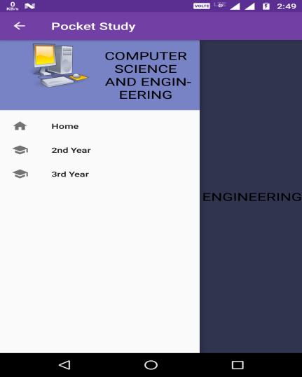 If one choose computer science and engineering then it will give option to choose between second and third year. This option will be available for all the branches. 3.