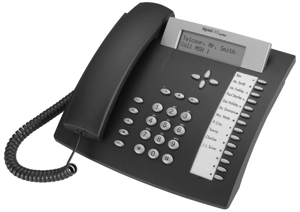 Operating Instructions (UK) system telephone for tiptel 4011
