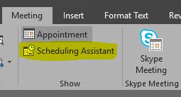 Meetings - Scheduling Assistant Open a