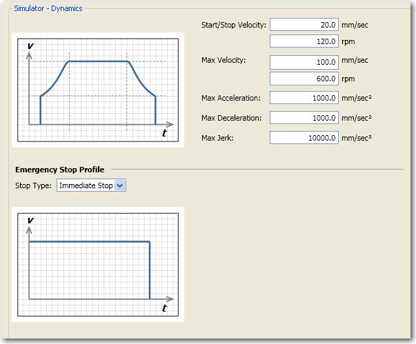 Configure Motion Axis Properties Chapter 2 Configure Dynamics Properties 1. Under Motion, click Dynamics to bring up the Dynamics properties tab. 2. Configure Dynamics parameters as shown in the table.