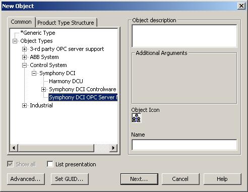 Creating a Symphony DCI OPC Server Object Section 11 800xA for DCI TC05676A Figure 67.