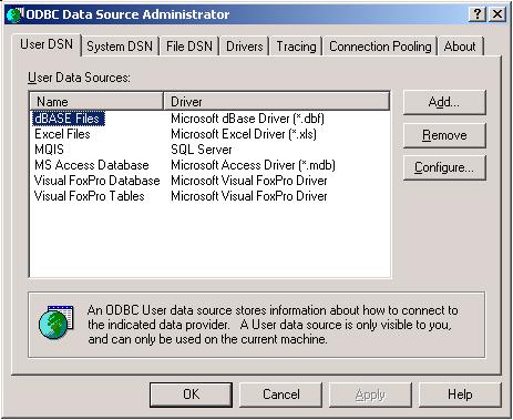 Create an ODBC Data Source for the Oracle Database Section 18 Information Management Create an ODBC Data Source for the Oracle Database on page 224 Edit the ADO Data Provider Configuration on page