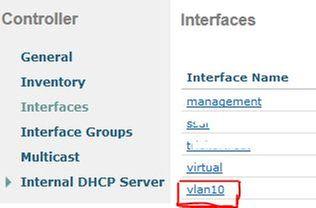 >config interface dhcp dynamic-interface vlan10 proxy-mode disable From the GUI:Choose Controller > Interfaces and click New. Enter the Interface Name and VLAN ID in the relevant fields. Click Apply.
