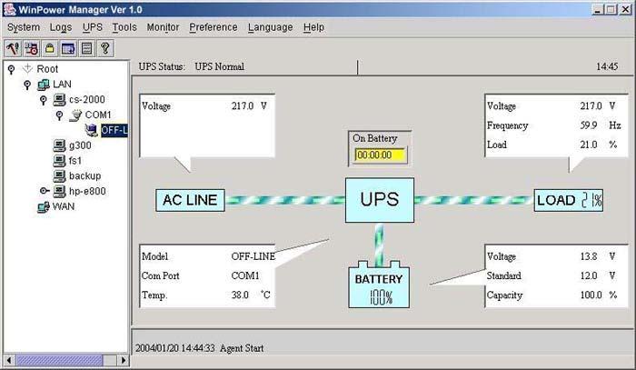 Software Installation WinPower Monitoring Software WinPower is a UPS monitoring software, which provides user-friendly interface to monitor and control your UPS.