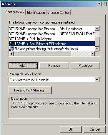In the Local Area Connection Status window, click Properties button then your Network window will