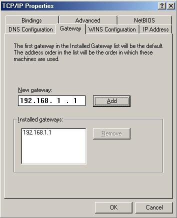 Select Enable DNS in the DNS Configuration tab and enter the DNS IP Address obtained from your ISP in the Server Search Order location. Click OK. 3.