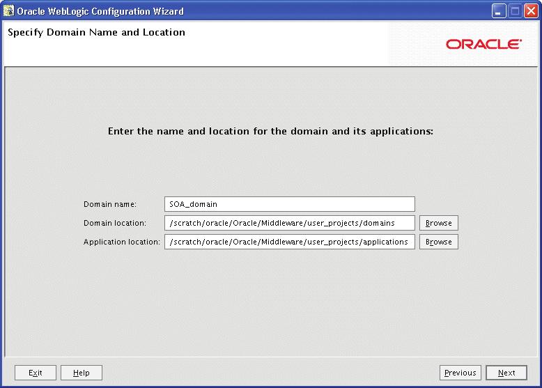 Installing and Configuring Oracle Fusion Middleware In the Configure Administrator User Name and Password screen, enter a user name and password. Then, re-enter the password.