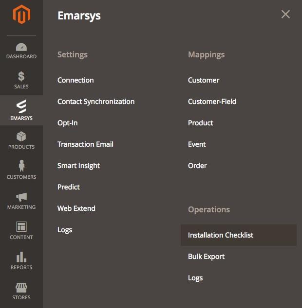 2 INSTALLING THE INTEGRATION 2.1 Install the Emarsys module In order to install the Emarsys module in Magento 2, proceed as follows: 1.