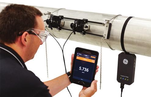 GE Oil & Gas TransPort PT900 Portable Ultrasonic Flow Meter for Liquids Introducing the TransPort The TransPort PT900 is the latest generation of portable clamp-on flow meter from GE s Panametrics