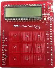 2.2 LPC82x Touch Shield The LPC82x Touch Shield is an add-on board with capacitive Touch sensors (3x3