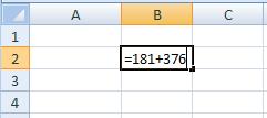 4 Basic Formulas Excel can calculate basic equations like addition, subtraction, multiplication, and division.