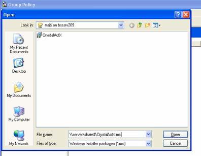 Create the Group Policy Object in the Active Directory Users and Computers application: 1) Right click on the OU you wish to define the GPO on and select Properties 2) Click the Group Policy tab and